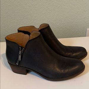 Lucky brand leather booties
